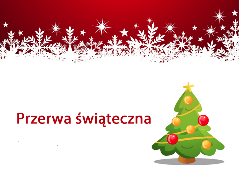 DZIAŁALNOŚĆ W OKRESIE ŚWIĄTECZNO-NOWOROCZNYM !!!